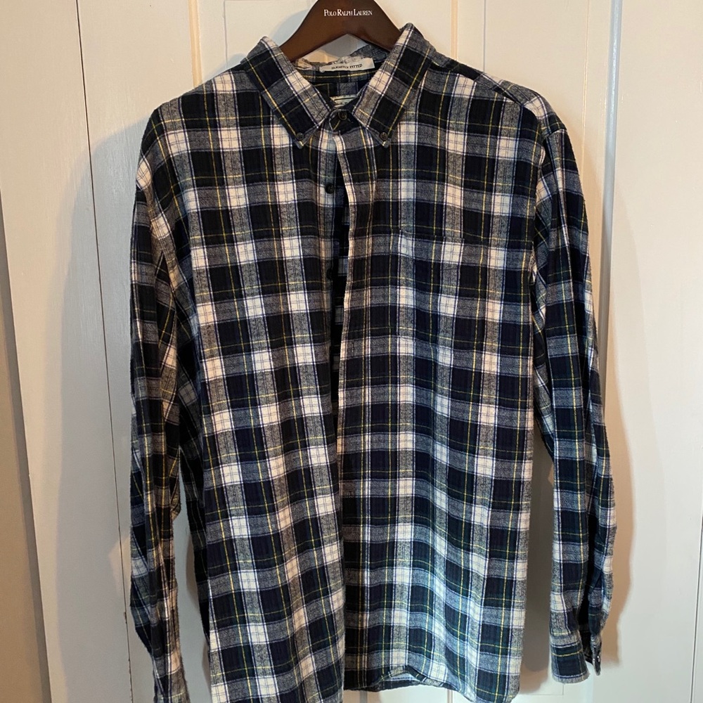 Men’s XL L.L. Bean plaid flannel shirt